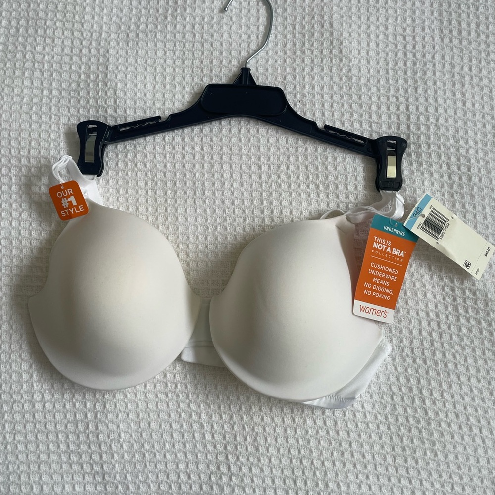 Warner's White Women's Underwire Bra